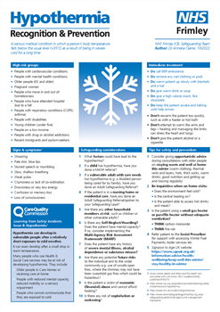 Hypothermia poster