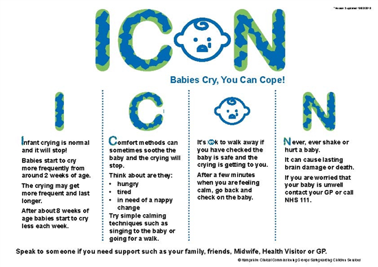 ICON poster babies cry you can cope